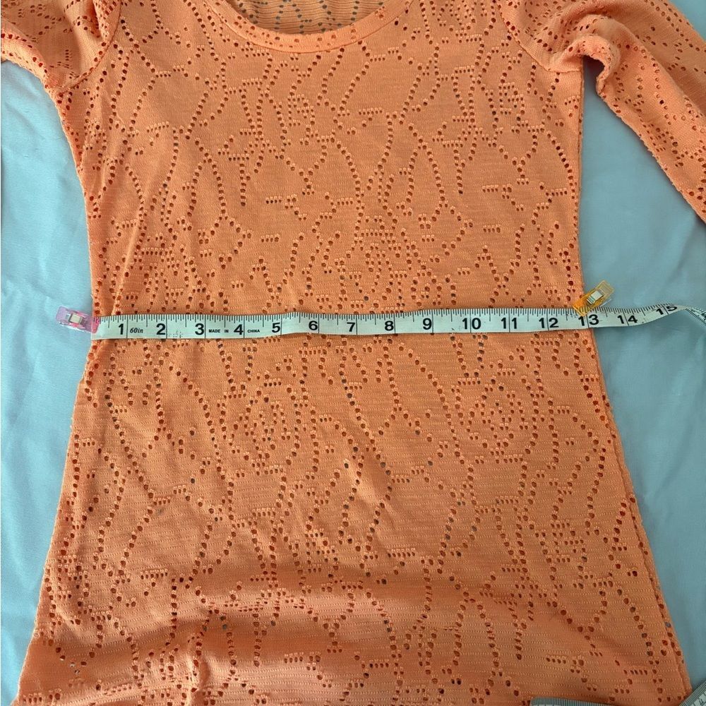 BKE Orange Long Sleeve Women's Tee - Picture 7 of 9